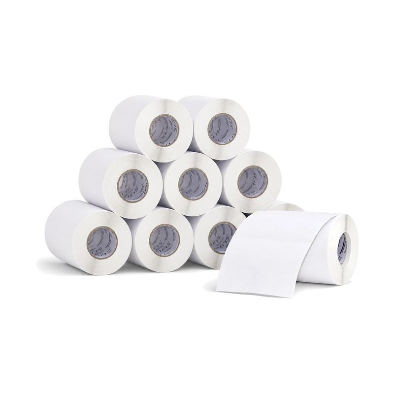 60 Rolos Etiqueta 100x150 Papel Couchê Adesiva C/ Serrilha