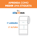10 Rolos Etiqueta 33×22x2 Papel Térmica Adesiva