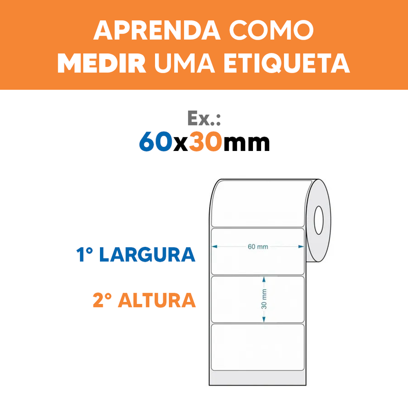 10 Rolos Etiqueta 33×22x2 Papel Térmica Adesiva