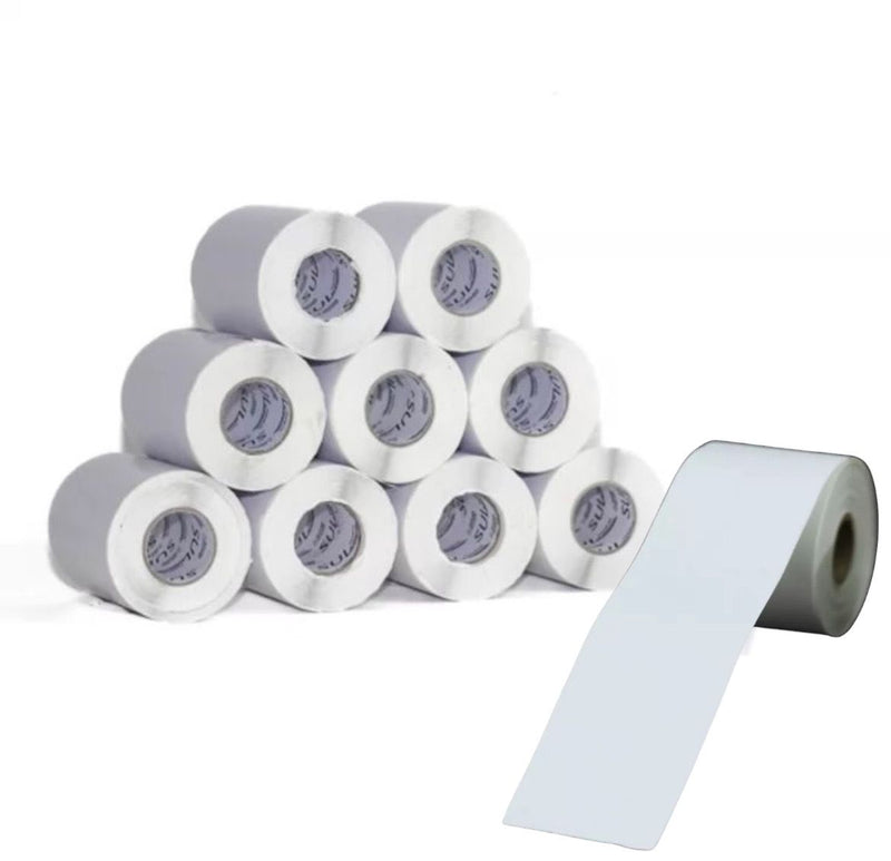 10 Rolos Etiqueta 60x30 Termica Adesiva Continua