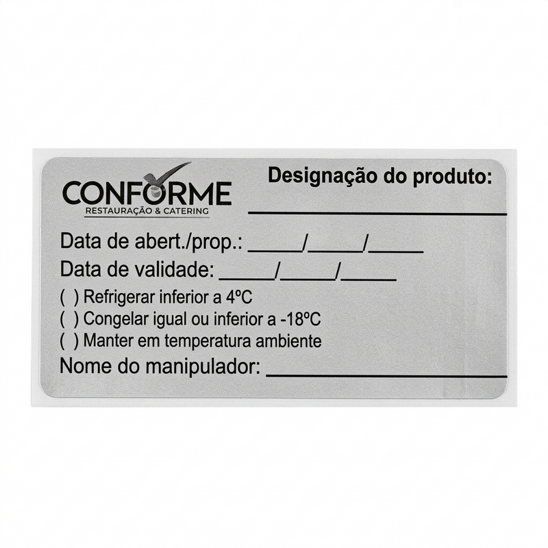 10 Rolos Etiqueta 60×30 Térmica Adesiva com Impressão – Conforme Segurança dos Alimentos