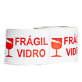 Rolo Etiqueta Adesiva 100x150 Frágil Vidro