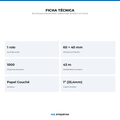 Rolo Etiqueta Adesiva 60x40 Cuidado Frágil Vermelha com Ícones